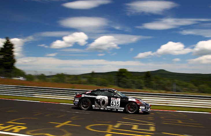 Zimmermann-Porsche on the top in the record heat wave