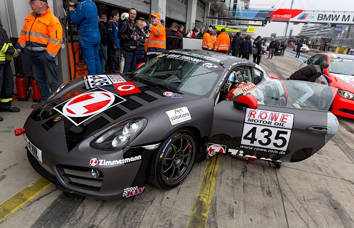 The team behind the Zimmermann Porsche: Mathol Racing