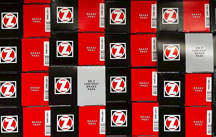 Neues Verpackungsdesign für Zimmermann Bremsbeläge